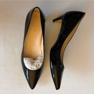 Cole Haan Air Juliana Pump Black Patent Leather Kitten Heel Size 8.5, 8 Fit NIB!